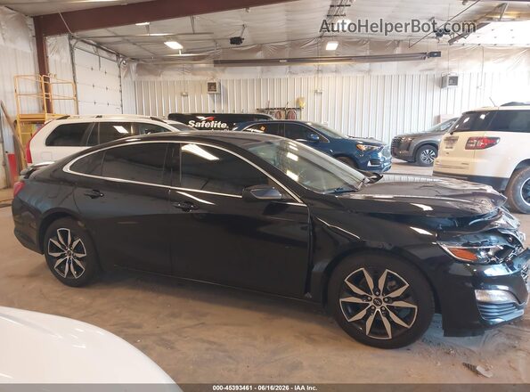 1G1ZG5ST8NF211533 2022 CHEVROLET MALIBU Black Вид задньої частини салону