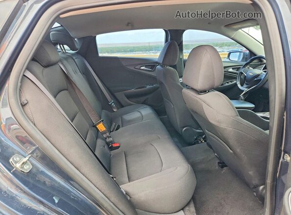 1G1ZG5ST9LF149184 2020 CHEVROLET MALIBU Black უკანა სავარძლების ხედი