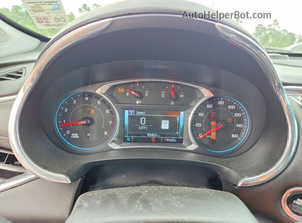 1G1ZH5SX2HF109178 2017 CHEVROLET MALIBU Белый Вид щитка приборов