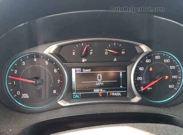 1G1ZH5SX9GF201466 2016 CHEVROLET MALIBU Black Instrument cluster view