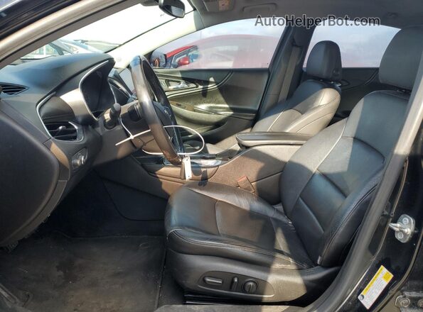 1G1ZH5SX9GF201466 2016 CHEVROLET MALIBU Black Front interior view