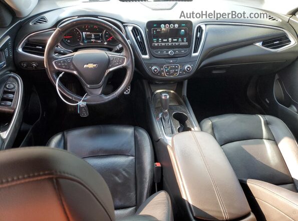 1G1ZH5SX9GF201466 2016 CHEVROLET MALIBU Black Dashboard view