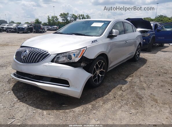 1G4G45G34GF252949 2016 BUICK LACROSSE Gray Առջևի ձախ երեք քառորդ տեսարան