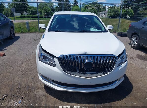 1G4G45G37GF214812 2016 BUICK LACROSSE White Vista del cuadro de instrumentos