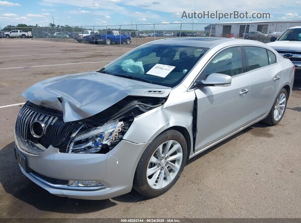1G4GB5G39GF183035 2016 BUICK LACROSSE Silver Vista tres cuartos delantera izquierda