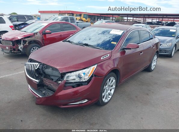 1G4GD5G30GF254777 2016 BUICK LACROSSE Maroon Front left