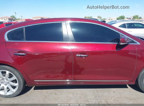 1G4GD5G30GF254777 2016 BUICK LACROSSE Maroon Rear interior view