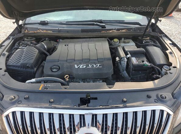 1G4GF5G33GF210282 2016 BUICK LACROSSE Black უკანა სალონის ხედი