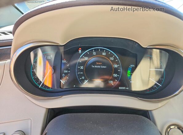 1G4GF5G34GF259247 2016 BUICK LACROSSE Cream Սարքավորումների վահանակի տեսք