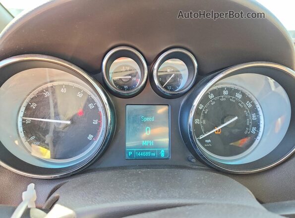 1G4PR5SK0G4107855 2016 BUICK VERANO Brown Instrument cluster view