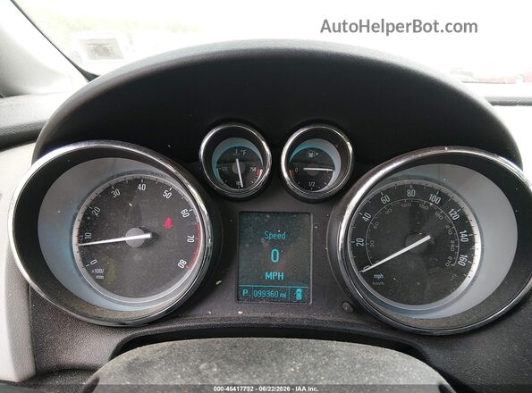 1G4PR5SK9G4101617 2016 BUICK VERANO Белый Вид задних сидений