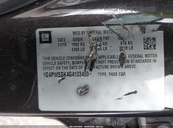 1G4PW5SK4G4133433 2016 BUICK VERANO Brown Engine compartment view