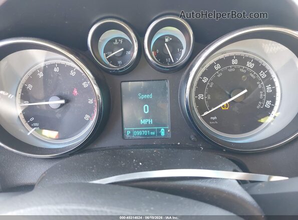 1G4PW5SK7G4179080 2016 BUICK VERANO Черный Вид задних сидений