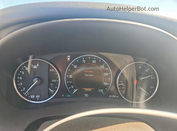 1G4ZN5SS2HU156593 2017 BUICK LACROSSE Green Vista del cuadro de instrumentos