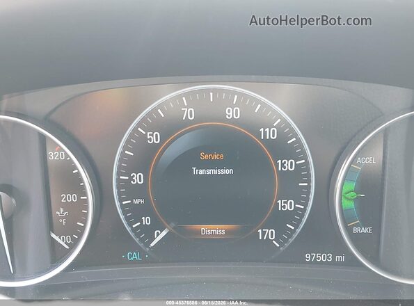 1G4ZP5SS1HU168101 2017 BUICK LACROSSE Silver Հետևի նստատեղերի տեսք