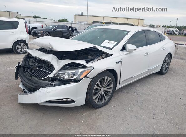 1G4ZP5SS1HU182645 2017 BUICK LACROSSE White Առջևի ձախ երեք քառորդ տեսարան