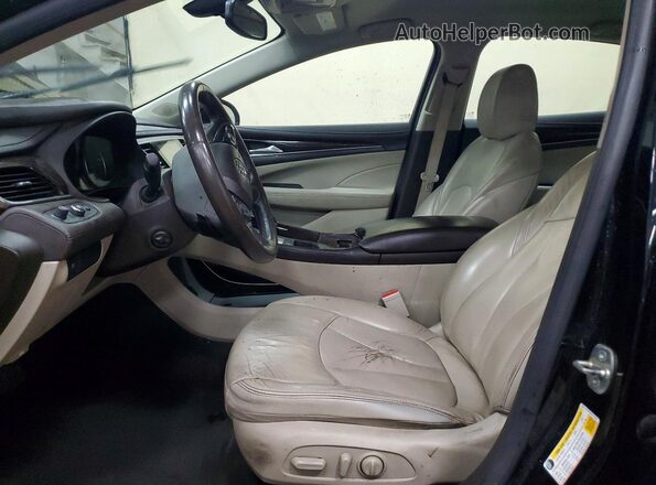 1G4ZP5SS2HU171394 2017 BUICK LACROSSE Black Front interior view