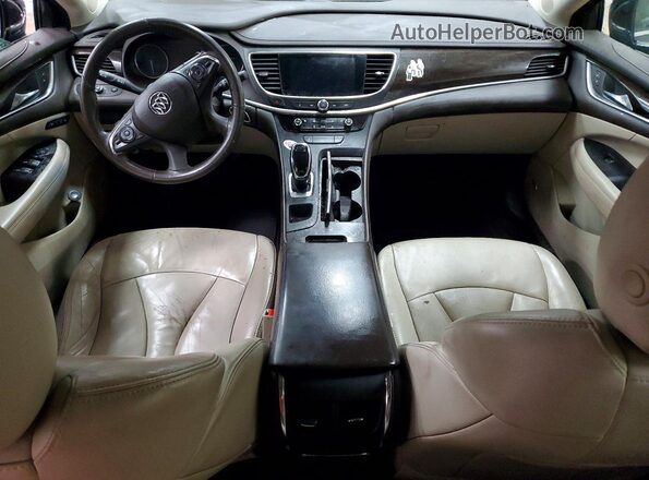 1G4ZP5SS2HU171394 2017 BUICK LACROSSE Black Dashboard view