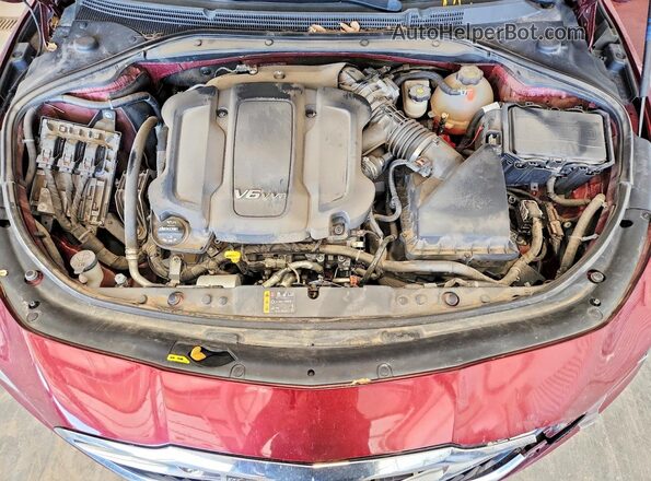 1G4ZP5SS2HU179463 2017 BUICK LACROSSE Темно-бордовый Вид задней части салона