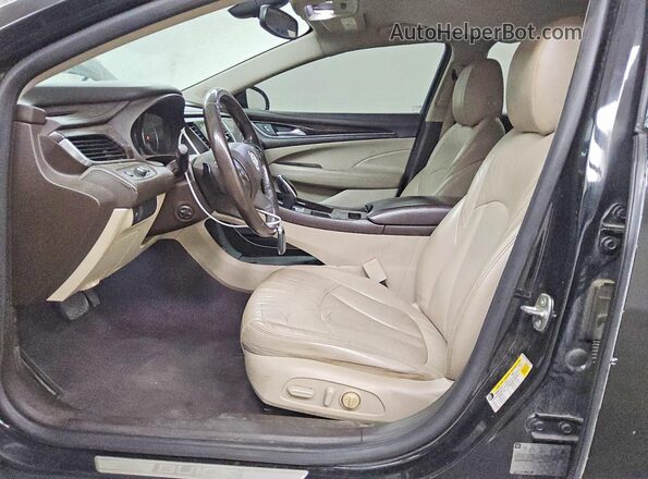 1G4ZP5SS3HU165314 2017 BUICK LACROSSE Black Vista interior delantera