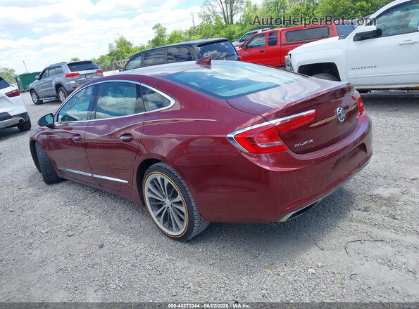 1G4ZP5SS8HU123169 2017 BUICK LACROSSE Red Задня ліва чверть