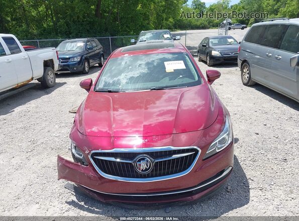 1G4ZP5SS8HU123169 2017 BUICK LACROSSE Red Вид щитка приладів