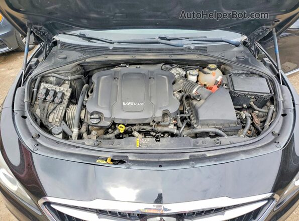 1G4ZP5SSXHU169182 2017 BUICK LACROSSE Черный Вид задней части салона