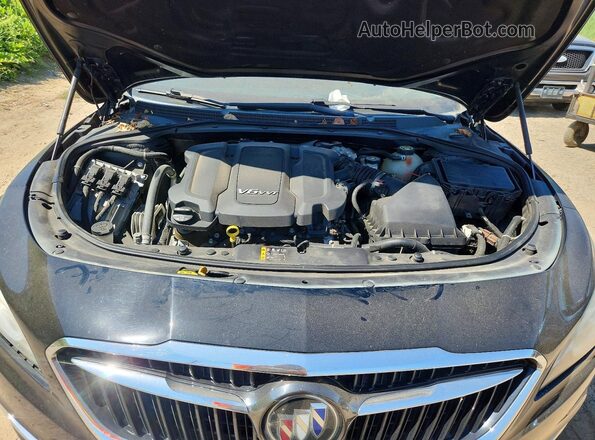 1G4ZR5SSXHU189880 2017 BUICK LACROSSE Черный Вид задней части салона