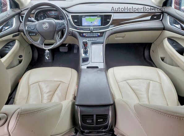 1G4ZS5SS1HU178187 2017 BUICK LACROSSE Burgundy Vista del salpicadero