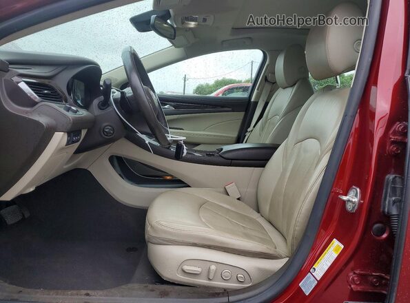1G4ZS5SS1HU178187 2017 BUICK LACROSSE Burgundy Vista interior delantera