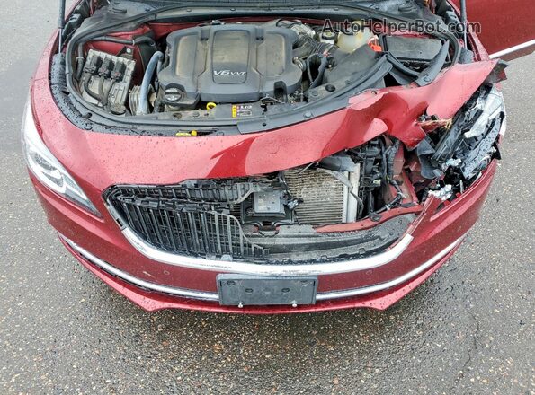 1G4ZS5SS1HU178187 2017 BUICK LACROSSE Burgundy Vista interior trasera