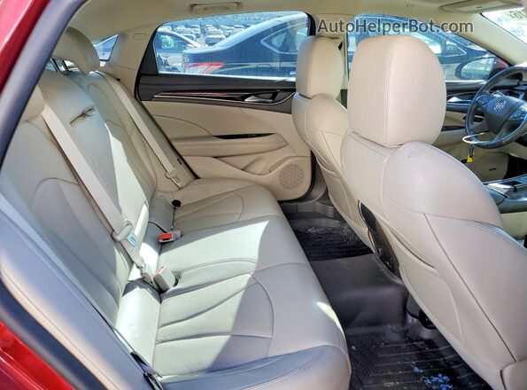 1G4ZS5SS3JU137436 2018 BUICK LACROSSE Red Rear seats view