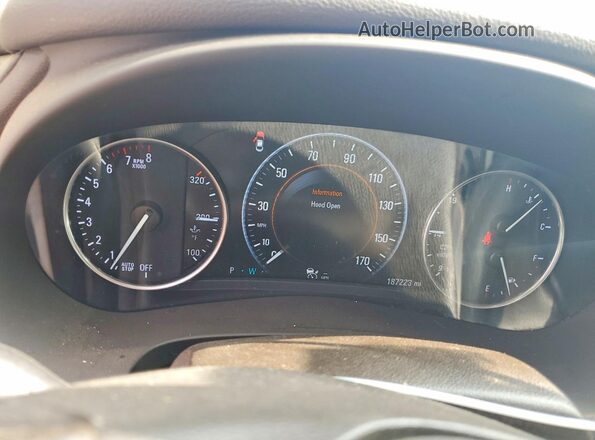 1G4ZS5SSXHU171576 2017 BUICK LACROSSE White Widok zestawu wskaźników