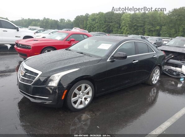 1G6AA5RA8G0153863 2016 CADILLAC ATS Black Przód lewy
