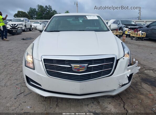 1G6AA5RX3H0109100 2017 CADILLAC ATS White Widok zestawu wskaźników