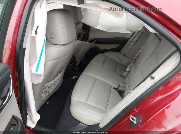 1G6AA5RX5H0147461 2017 CADILLAC ATS Red VIN կոդի պիտակի տեսք