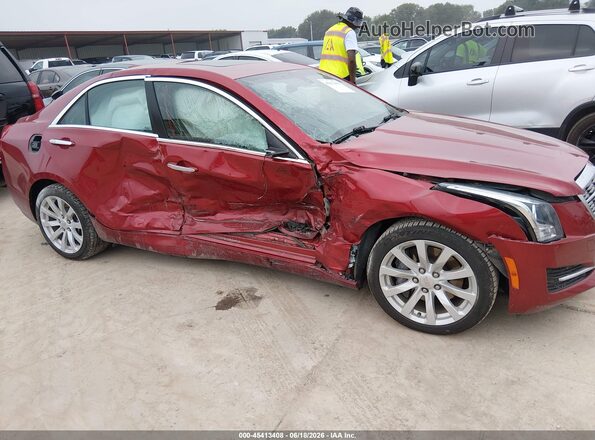 1G6AA5RX5H0147461 2017 CADILLAC ATS Red Սալոնի հետևի տեսք