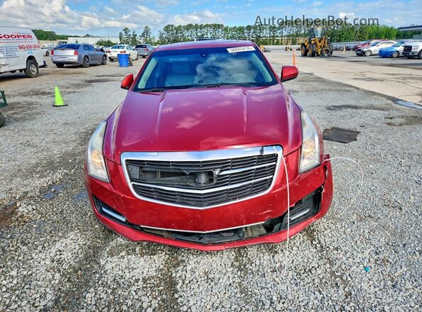 1G6AA5RX7H0211502 2017 CADILLAC ATS Burgundy Vista frontal