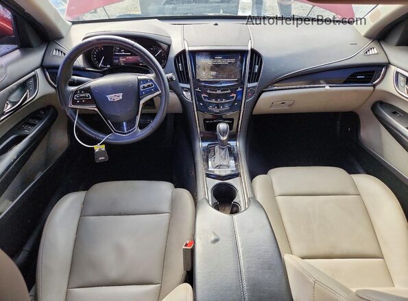 1G6AA5RX7H0211502 2017 CADILLAC ATS Burgundy Vista del salpicadero