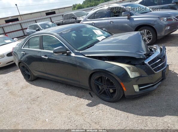 1G6AC5SX9G0107046 2016 CADILLAC ATS Gray Вид задньої частини салону