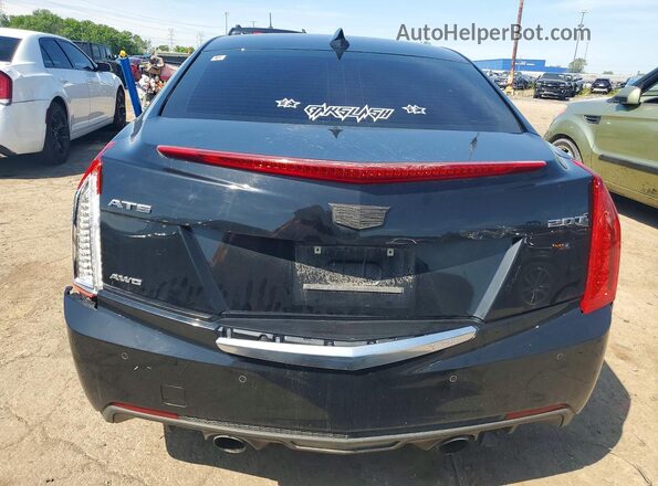 1G6AF5RX3J0181566 2018 CADILLAC ATS Black Вид ззаду