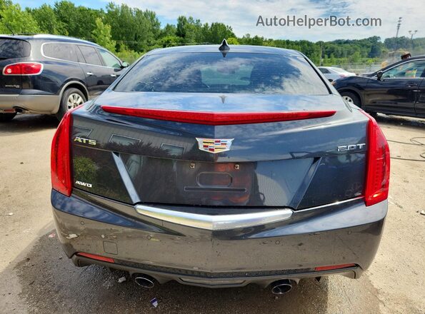 1G6AF5SX6J0181751 2018 CADILLAC ATS Gray Вид ззаду