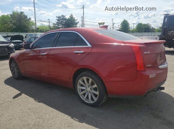 1G6AG5RX2H0151384 2017 CADILLAC ATS Red უკანა მარცხენა