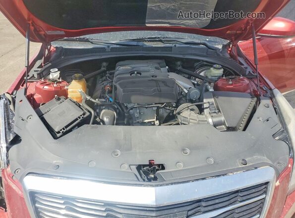 1G6AG5RX2H0151384 2017 CADILLAC ATS Red უკანა სალონის ხედი