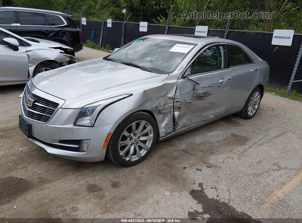 1G6AG5SS2J0183983 2018 CADILLAC ATS Silver წინა მარცხენა ხედი სამი მეოთხედიდან