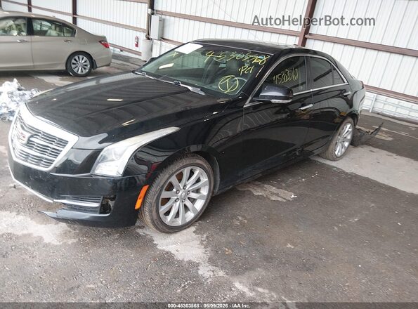 1G6AG5SS4J0185170 2018 CADILLAC ATS Черный Передняя левая четверть