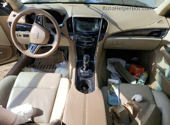 1G6AH5RSXG0109593 2016 CADILLAC ATS Золотой Вид панели приборов