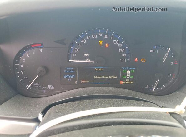 1G6AJ5SS7G0147457 2016 CADILLAC ATS Gray ხელსაწყოთა პანელის ხედი