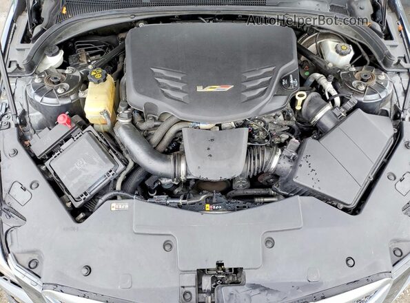1G6AN1RY6G0100007 2016 CADILLAC ATS-V Gray Вид задньої частини салону