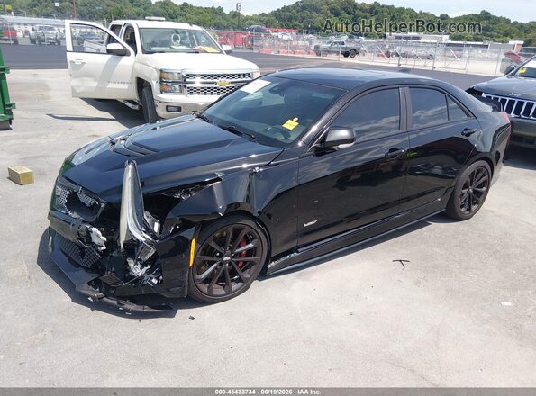 1G6AN5SY7G0107162 2016 CADILLAC ATS-V Black Vista tres cuartos delantera izquierda